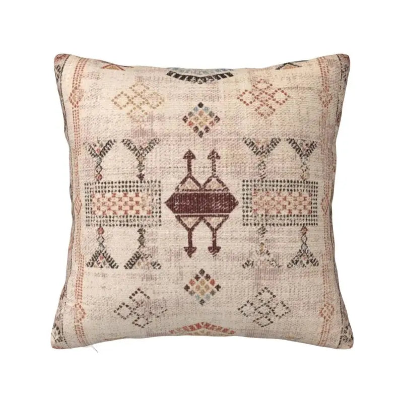 Housse de Coussin Bohème Oriental Velours – Style Marocain et Turc Décoratif