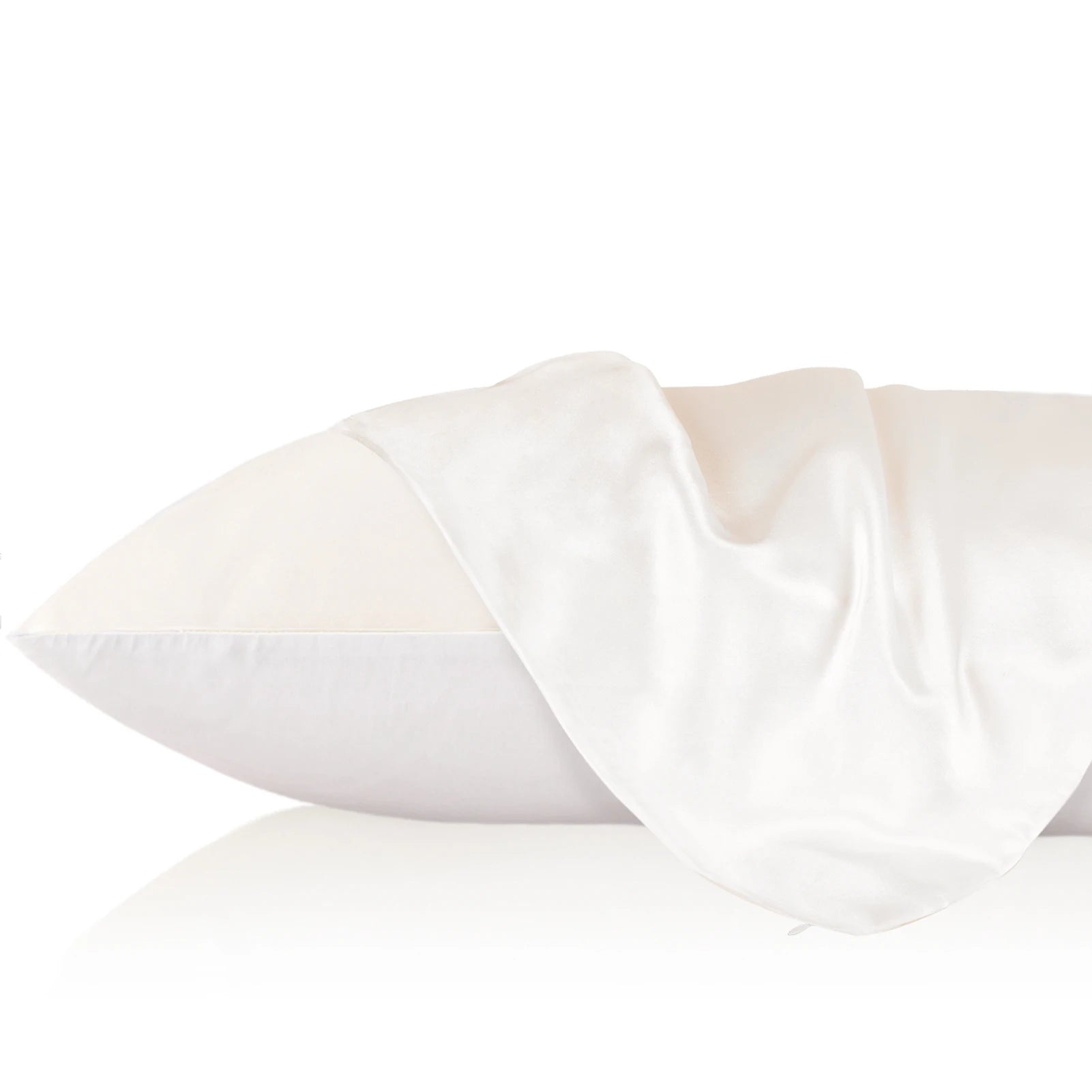Taie d’Oreiller en Soie avec Base Coton 40x60 cm