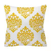 Housse de Coussin Velours Géométrique Chevron 40x40 cm