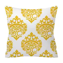Housse de Coussin Velours Géométrique Chevron 40x40 cm